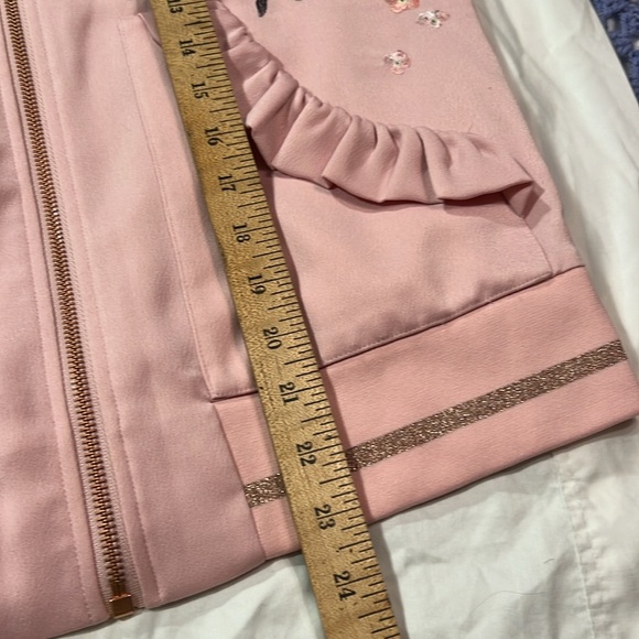 Ted Baker Women embroidered light weight jacket size 2 (US 4-6) pink - Picture 10 of 13